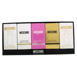 Moschino Miniatures Gift Set 5ml Toy 2 Pearl EDP + 5ml Toy 2 Bubble Gum EDT + 5ml Toy 2 EDP