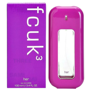 FCUK 3 Eau De Toilette Spray 100ml