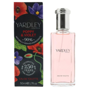 Yardley Poppy & Violet Eau De Toilette Spray 50ml